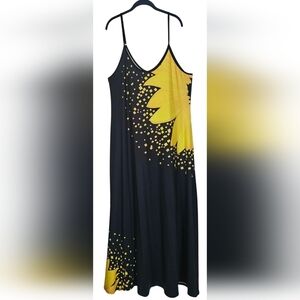 Sunflower Summer Maxi Dress Women Plus Size 3XL